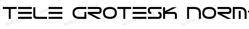 Tele Grotesk norm字体转换